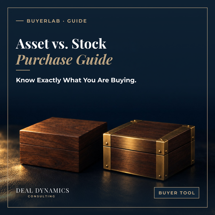 Asset vs. Stock Purchase Guide: Buying the Assets or the Company? Know Which Fits Your Deal.