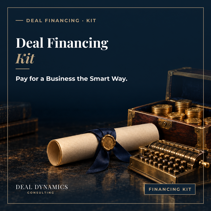 Deal Financing Kit: Pay for a Business the Smart Way, Not the Hard Way.
