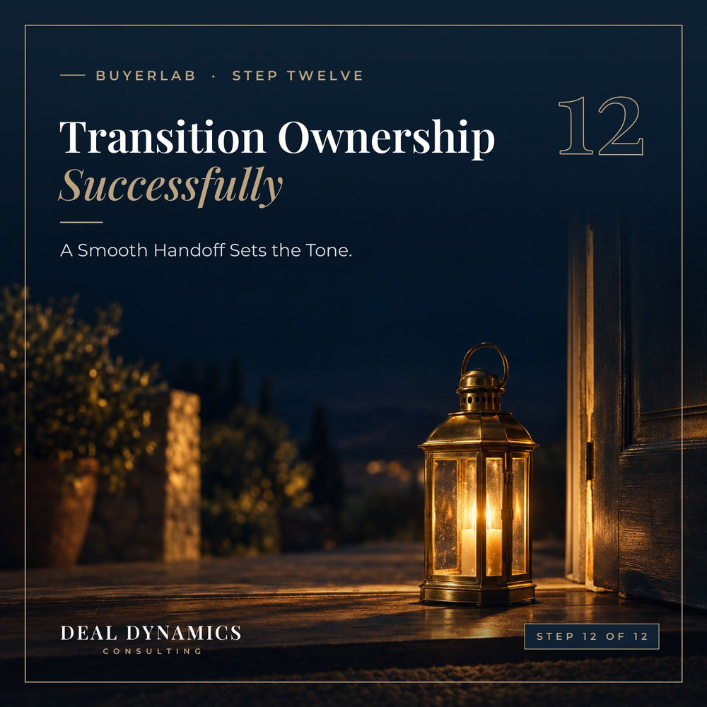 Transition Ownership Successfully