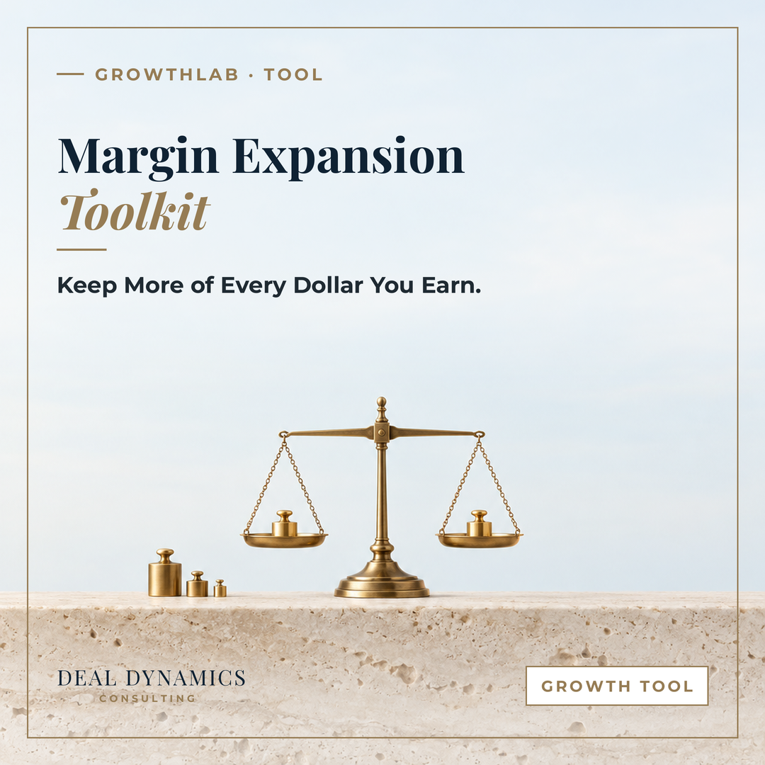 Margin Expansion Toolkit by Deal Dynamics Consulting