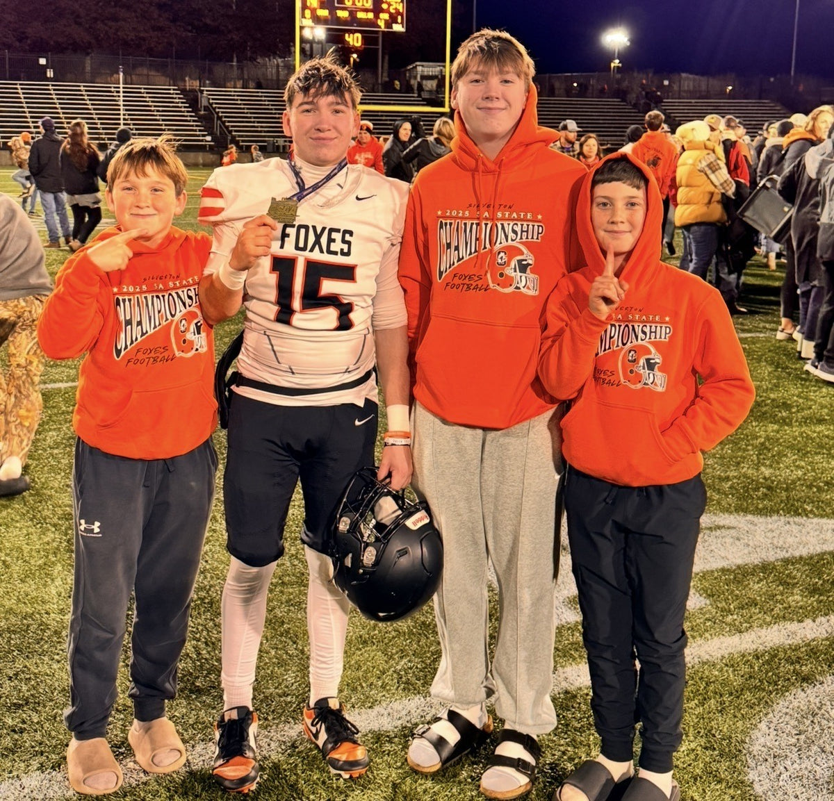 Family football photo